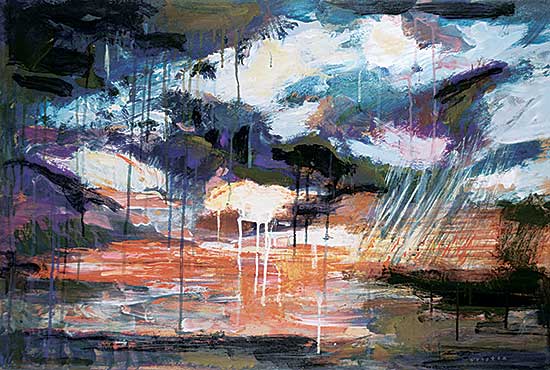 #500 ~ Tondino - Sunset in Blues