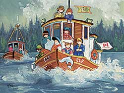 #467 ~ Paquin - Phoebe's Tugboat - Le Petit Remorqueur #467 ~ Paquin - Phoebe's Tugboat - Le Petit Remorqueur