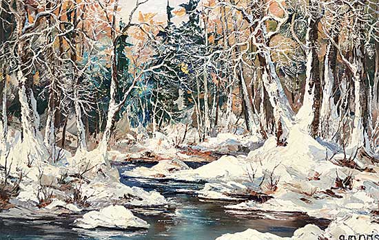 #2167 ~ Jarvis - Untitled - Winter Scene