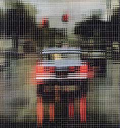#1016 ~ Hoffos - 'Red Light', Series 17, 3 x 3 Array