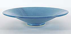 #2210 ~ LoPinto - Untitled - Wide and Low Blue Bowl