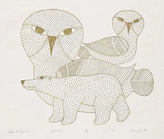 #2012 ~ Ashevak - Bear and Owls  #26/50