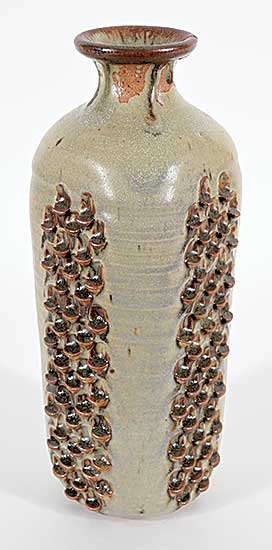 #2215 ~ Ceramic Arts Calgary - Untitled - Olive Grater Vase