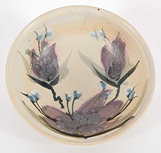 #2300 ~ Hopper - Untitled - Bowl with Floral Design