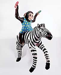 #2226 ~ Costello - Monkey on a Zebra