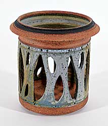 #2262 ~ Drahanchuk - Untitled - Organic Perforated Vase