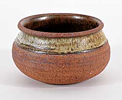 #2281 ~ Drahanchuk - Untitled - Short Pot with Ring Detail