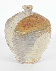 #2305 ~ Hopper - Untitled - Slate and Brown Vase