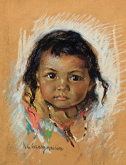 #41 ~ de Grandmaison - Untitled - Young Child with Necklace