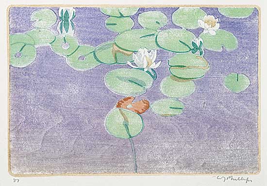 #136 ~ Phillips - Water Lilies  #57