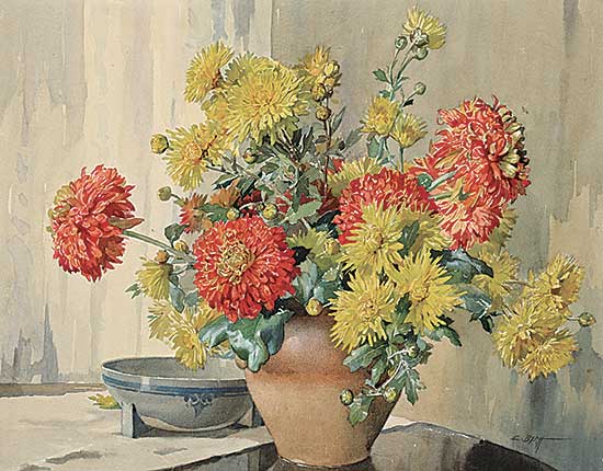 #301 ~ Byatt - Chrysanthemums