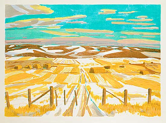 #484 ~ Snow - Prairie Fields  #9/50