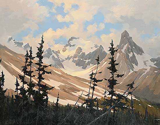 #508 ~ Wood - Mt. Athabasca - South Side [S. of Jasper]