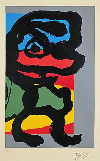 #2103 ~ Appel - Untitled - Abstract Figure  #39/99