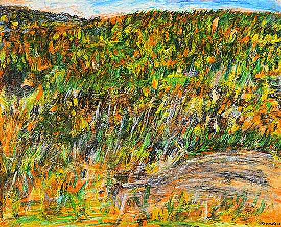 #2128 ~ Bennett - Untitled - Spring Tapestry of Trees