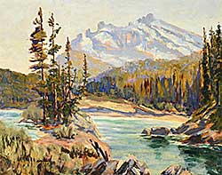 #2172 ~ Davidson - Untitled - Peaking Mountain