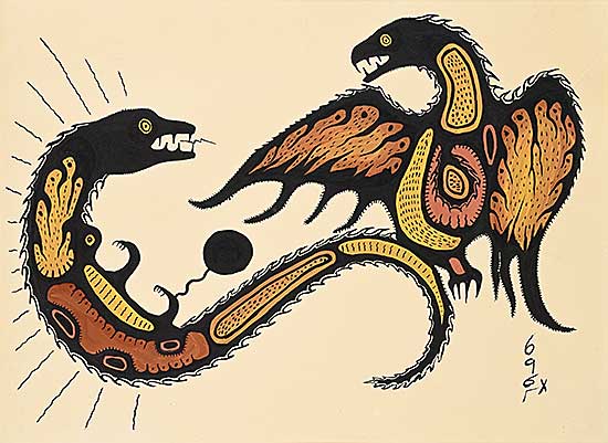 #1182 ~ Kakegamic - Untitled - Eagle and Serpent #1182 ~ Kakegamic - Untitled - Eagle and Serpent