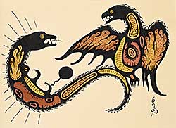 #1182 ~ Kakegamic - Untitled - Eagle and Serpent #1182 ~ Kakegamic - Untitled - Eagle and Serpent