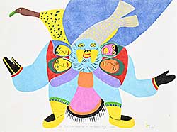 #1266 ~ Oklaga - Four Inuit Catch Walrus  #Proof 3/7