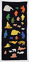 #1322 ~ School - Untitled - Arctic Life Tapestry