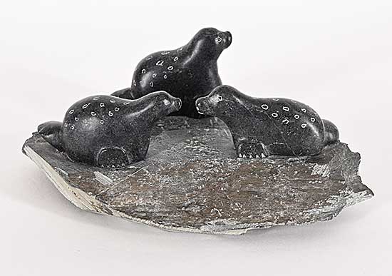 #1019 ~ Arluk - Untitled - Three Seals #1019 ~ Arluk - Untitled - Three Seals