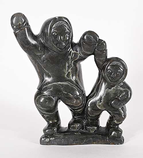 #1082 ~ Ivilla - Untitled - Inuk with Child #1082 ~ Ivilla - Untitled - Inuk with Child