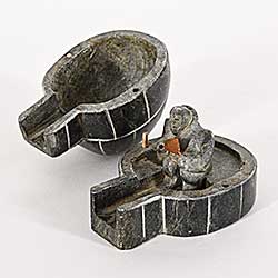 #1003 ~ Aklok - Untitled - Igloo with Detailed Interior #1003 ~ Aklok - Untitled - Igloo with Detailed Interior