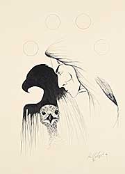 #1085 ~ Ka Kay Geesick - Untitled - Baby Eagle #1085 ~ Ka Kay Geesick - Untitled - Baby Eagle
