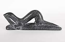 #1100 ~ Kasudluak - Untitled - Otter with Fish