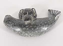 #1110 ~ Komak - Untitled - Bear Eating Seal
