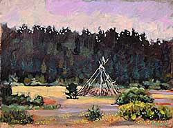 #1124 ~ McCue - Untitled - Teepee