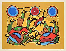 #1127 ~ Morrisseau - The Gathering #1127 ~ Morrisseau - The Gathering