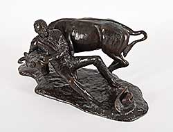 #1253 ~ Tailfeathers - Untitled - Steer Wrestler #12/18 #1253 ~ Tailfeathers - Untitled - Steer Wrestler #12/18