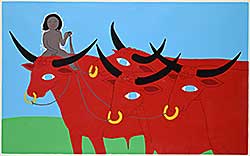 #1381 ~ Manwoman - Four Red Bulls #37/190 #1381 ~ Manwoman - Four Red Bulls #37/190