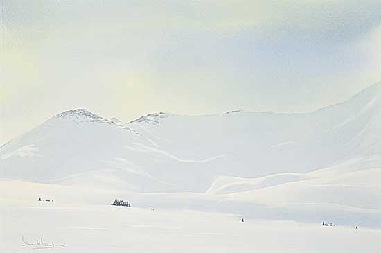 #35 ~ Camping - Untitled - Winter Mountain Landscape #35 ~ Camping - Untitled - Winter Mountain Landscape