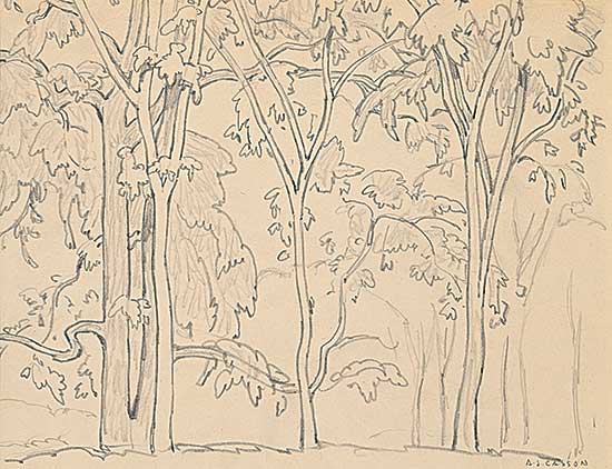 #42 ~ Casson - Untitled - Trees #42 ~ Casson - Untitled - Trees