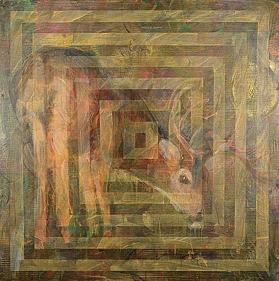 #261 ~ Thomas - Animal Painting #04-3289 [Mule Deer]