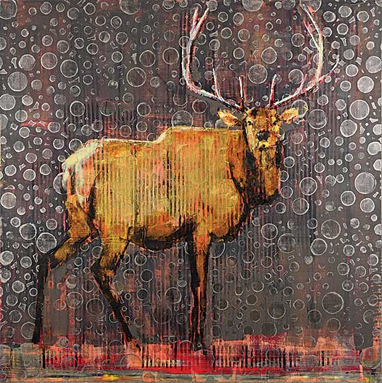 #262 ~ Thomas - Animal Painting #016-1348 [Elk]