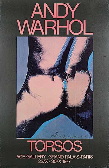 #269 ~ Warhol - Torsos - Ace Gallery, Grand Palais - Paris, 22/X - 30/X 1977 #269 ~ Warhol - Torsos - Ace Gallery, Grand Palais - Paris, 22/X - 30/X 1977