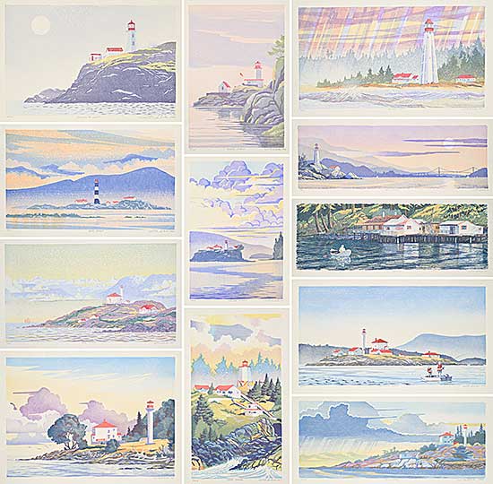 #499 ~ Scholes - Untitled - Twelve Coastal Prints #499 ~ Scholes - Untitled - Twelve Coastal Prints
