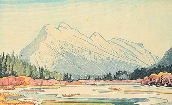 #504 ~ Shelton - Mount Rundle In March #72/100 #504 ~ Shelton - Mount Rundle In March #72/100