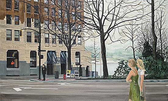 #512 ~ Theriault - Winter Trees [46th Street Stride]