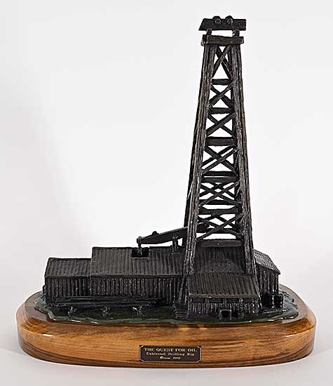 #516 ~ Toney - The Quest for Oil  [Cabletool Drilling Rig circa 1915] #AP/30