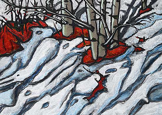 #526 ~ Zeer - Untitled - Winter, Forest Floor #526 ~ Zeer - Untitled - Winter, Forest Floor
