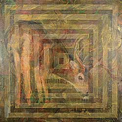 #261 ~ Thomas - Animal Painting #04-3289 [Mule Deer]