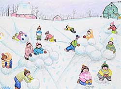 #420 ~ de Castro - Building a Snowfort in the Backyard #420 ~ de Castro - Building a Snowfort in the Backyard