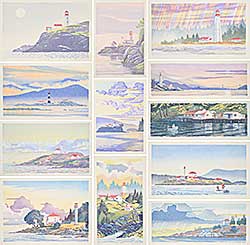 #499 ~ Scholes - Untitled - Twelve Coastal Prints #499 ~ Scholes - Untitled - Twelve Coastal Prints