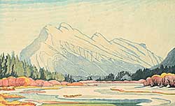 #504 ~ Shelton - Mount Rundle In March #72/100 #504 ~ Shelton - Mount Rundle In March #72/100