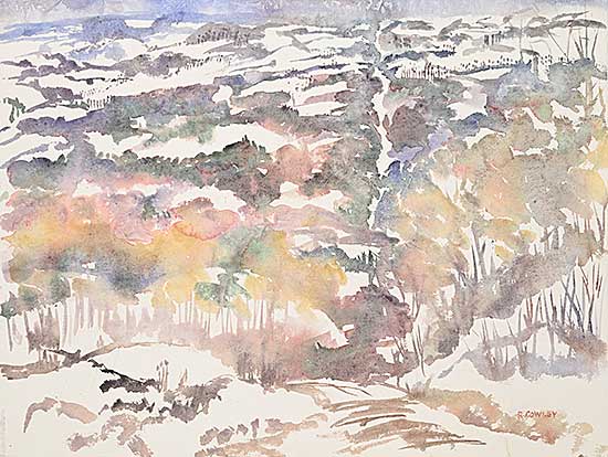 #2079 ~ Cowley - Foggy Morning [Qu'Appelle Valley Saskatchewan]