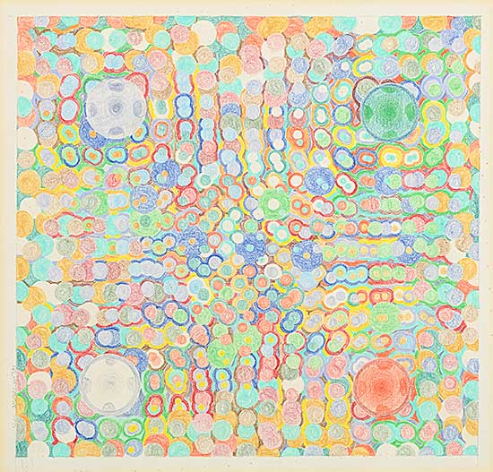 #2126 ~ Foster - Untitled - Abstract Circles
